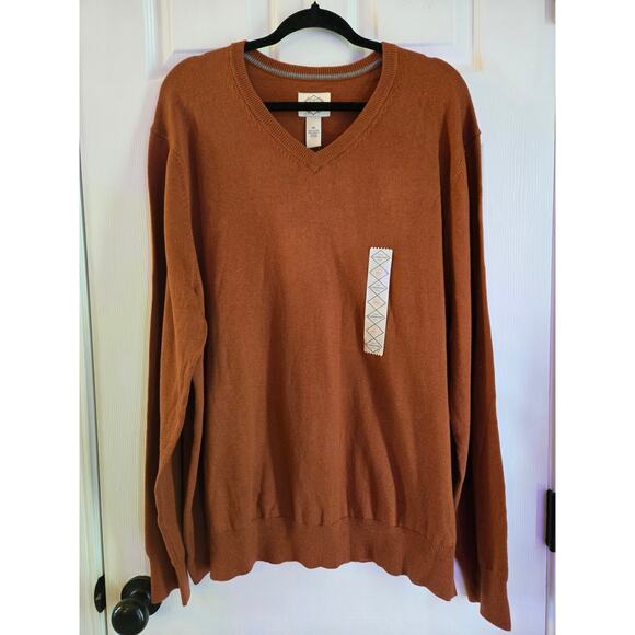 St. John's Bay Men's Bronze Sweater Size XXL NWT - Picture 1 of 9